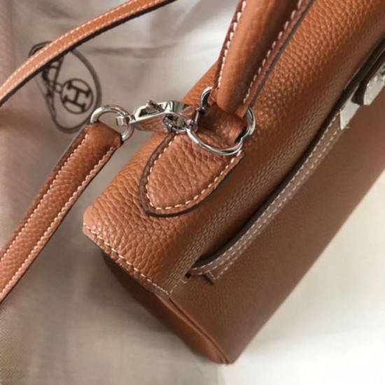 Perfette Qualità Repliche Hermes Kelly 32cm Retourne Borsa Oro Clemence Imitazione