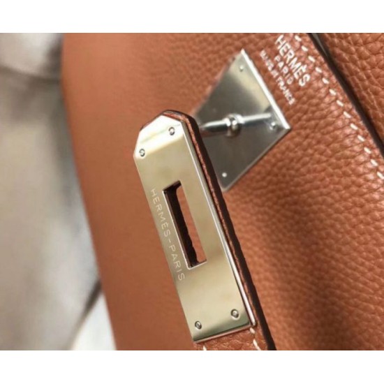 Perfette Qualità Repliche Hermes Kelly 32cm Retourne Borsa Oro Clemence Imitazione