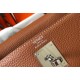 Perfette Qualità Repliche Hermes Kelly 32cm Retourne Borsa Oro Clemence Imitazione