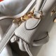 Replica perfetta Hermes Kelly 32cm Retourne Borsa Grigio Perla Clemence Imitazione Outlet Online