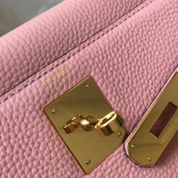 Migliore Repliche Hermes Kelly 32cm Retourne Borsa Rosa Clemence Economiche Outlet Online