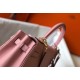 Migliore Repliche Hermes Kelly 32cm Retourne Borsa Rosa Clemence Economiche Outlet Online