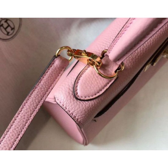 Migliore Repliche Hermes Kelly 32cm Retourne Borsa Rosa Clemence Economiche Outlet Online