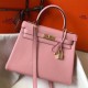 Migliore Repliche Hermes Kelly 32cm Retourne Borsa Rosa Clemence Economiche Outlet Online