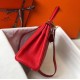 Miglior Falso Hermes Kelly 32cm Retourne Borsa Rossa Clemence Economiche Premium