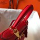 Miglior Falso Hermes Kelly 32cm Retourne Borsa Rossa Clemence Economiche Premium