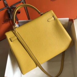 Migliore Repliche Hermes Kelly 32cm Retourne Borsa Soleil Clemence Economiche Outlet Online