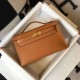Replica perfetta Hermes Kelly Pochette Borsa Oro Epsom Imitazione Outlet Online
