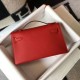 Miglior Falso Hermes Kelly Pochette Borsa Rosso Epsom Economiche Premium