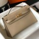Replica perfetta Hermes Kelly Pochette Borsa Gris Tourterelle Epsom Imitazione Outlet Online