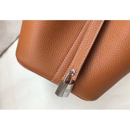 Miglior Falso Borsa Hermes Picotin Lock 18//22 Oro Clemence Economiche Premium