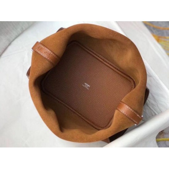 Miglior Falso Borsa Hermes Picotin Lock 18//22 Oro Clemence Economiche Premium