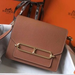 Miglior Falso Hermes Sac Roulis Mini Borsa Oro Evercolor Vitello Economiche Premium