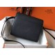 Perfette Qualità Repliche Hermes Sac Roulis Mini Borsa Nero Evercolor Vitello Imitazione