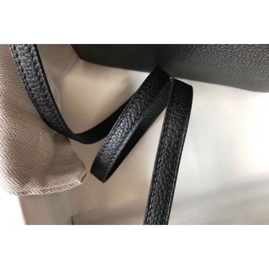 Perfette Qualità Repliche Hermes Sac Roulis Mini Borsa Nero Evercolor Vitello Imitazione