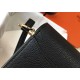 Perfette Qualità Repliche Hermes Sac Roulis Mini Borsa Nero Evercolor Vitello Imitazione