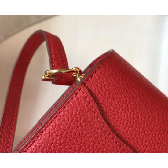 Perfette Qualità Repliche Hermes Sac Roulis Mini Borsa Rosso Evercolor Vitello Imitazione
