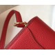 Perfette Qualità Repliche Hermes Sac Roulis Mini Borsa Rosso Evercolor Vitello Imitazione