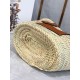 Migliore Repliche Loewe Medium Basket Borsa Raffia e vitello marrone Economiche Outlet Online