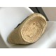 Replica perfetta Loewe Medium Basket Borsa Raffia e vitello rosmarino Imitazione Outlet Online