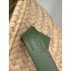 Replica perfetta Loewe Medium Basket Borsa Raffia e vitello rosmarino Imitazione Outlet Online