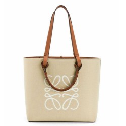 Miglior Falso Loewe Anagram Medium Tote Borsa Jacquard e Vitello Economiche Premium