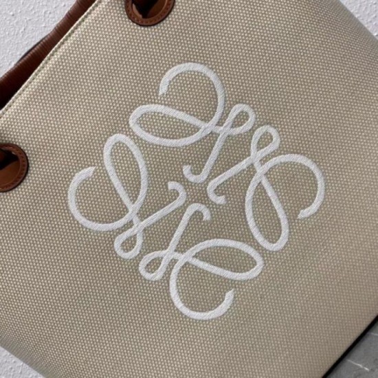 Miglior Falso Loewe Anagram Medium Tote Borsa Jacquard e Vitello Economiche Premium