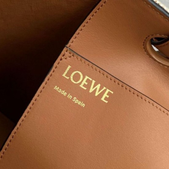 Miglior Falso Loewe Anagram Medium Tote Borsa Jacquard e Vitello Economiche Premium