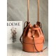 Miglior Falso Loewe Medium Balloon Bucket Borsa Camel Calfskin Economiche Premium