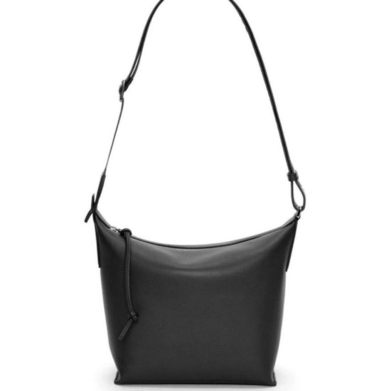 Miglior Falso Loewe Cubi Piccolo Borsa Nero Vitello e Jacquard Economiche Premium