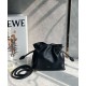 Replica perfetta Loewe Mini Flamenco Clutch Borsa Nero Nappa Vitello Imitazione Outlet Online