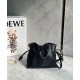 Replica perfetta Loewe Mini Flamenco Clutch Borsa Nero Nappa Vitello Imitazione Outlet Online