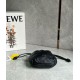 Replica perfetta Loewe Mini Flamenco Purse Borsa Nero Nappa Agnello Imitazione Outlet Online