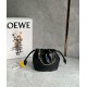 Replica perfetta Loewe Mini Flamenco Purse Borsa Nero Nappa Agnello Imitazione Outlet Online