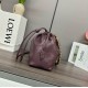 Replica perfetta Loewe Flamenco Purse Borgogna Nappa Agnello Imitazione Outlet Online
