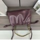Replica perfetta Loewe Flamenco Purse Borgogna Nappa Agnello Imitazione Outlet Online