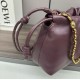 Replica perfetta Loewe Flamenco Purse Borgogna Nappa Agnello Imitazione Outlet Online