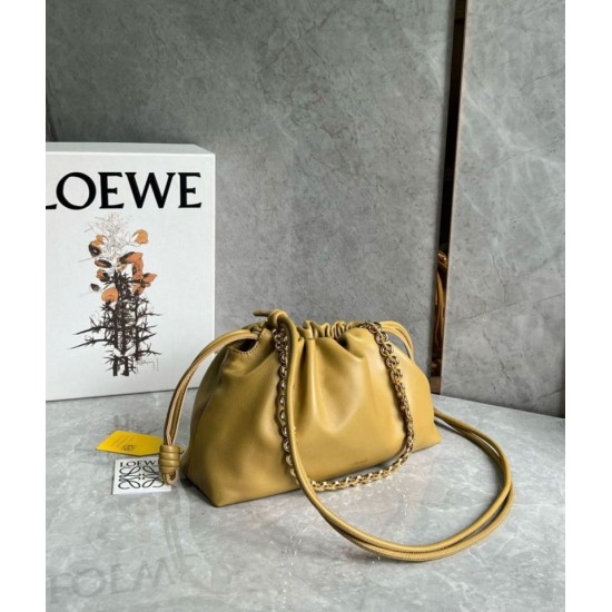 Replica perfetta Loewe Flamenco Purse Sahara Nappa Agnello Imitazione Outlet Online