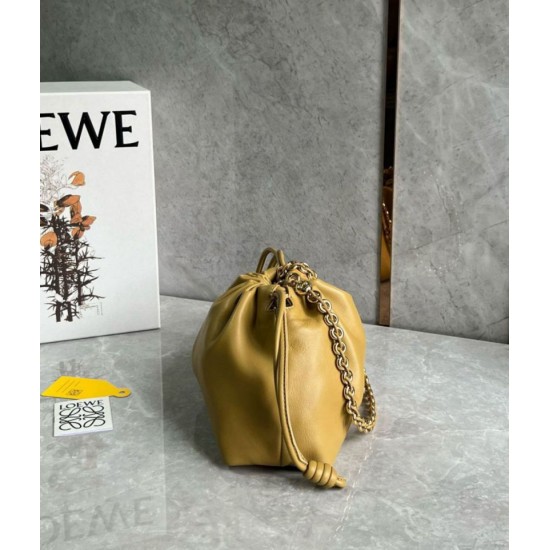 Replica perfetta Loewe Flamenco Purse Sahara Nappa Agnello Imitazione Outlet Online