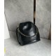 Replica perfetta Loewe Flamenco Purse Bucket Borsa Nero Nappa Agnello Imitazione Outlet Online