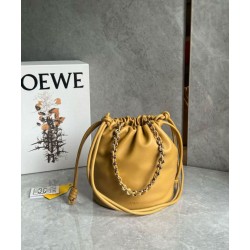 Replica perfetta Loewe Flamenco Purse Bucket Borsa Sahara Nappa Agnello Imitazione Outlet Online