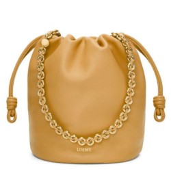 Replica perfetta Loewe Flamenco Purse Bucket Borsa Sahara Nappa Agnello Imitazione Outlet Online