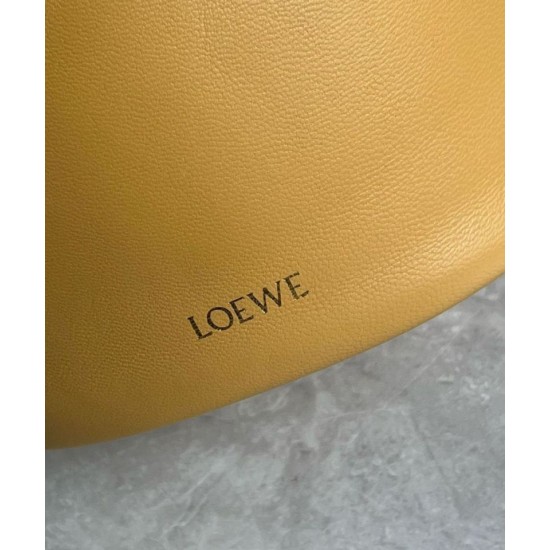 Replica perfetta Loewe Flamenco Purse Bucket Borsa Sahara Nappa Agnello Imitazione Outlet Online