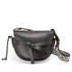 Migliore Repliche Borsa Gate piccola Loewe vitello nera e jacquard Economiche Outlet Online