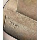 Migliore Repliche Loewe Gate Piccolo Borsa Sabbia Vitello e Jacquard Economiche Outlet Online