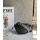 Replica perfetta Loewe Mini Gate Dual Borsa Nero vitello Imitazione Outlet Online