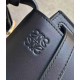 Replica perfetta Loewe Mini Gate Dual Borsa Nero vitello Imitazione Outlet Online