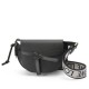 Replica perfetta Loewe Mini Gate Dual Borsa Nero vitello Imitazione Outlet Online