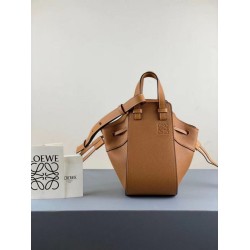 Miglior Falso Loewe Mini Hammock Drawstring Borsa Brown Economiche Premium