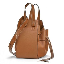 Miglior Falso Loewe Mini Hammock Drawstring Borsa Brown Economiche Premium
